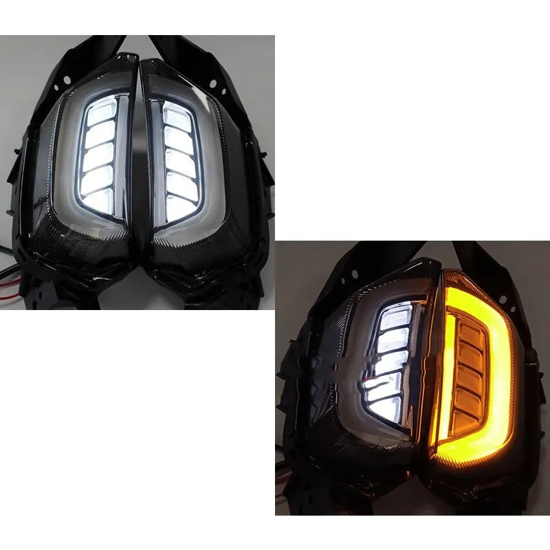 Yamaha NMAX155 LED turn signal steering light kit in three colour options
