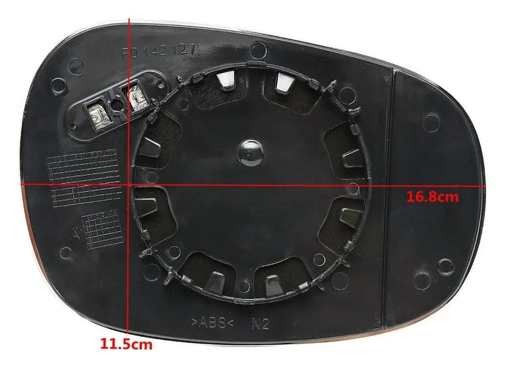 Heated blue rearview mirror lens for BMW E90 2009-2012, 2-pin wing mirror glass, left right or pair