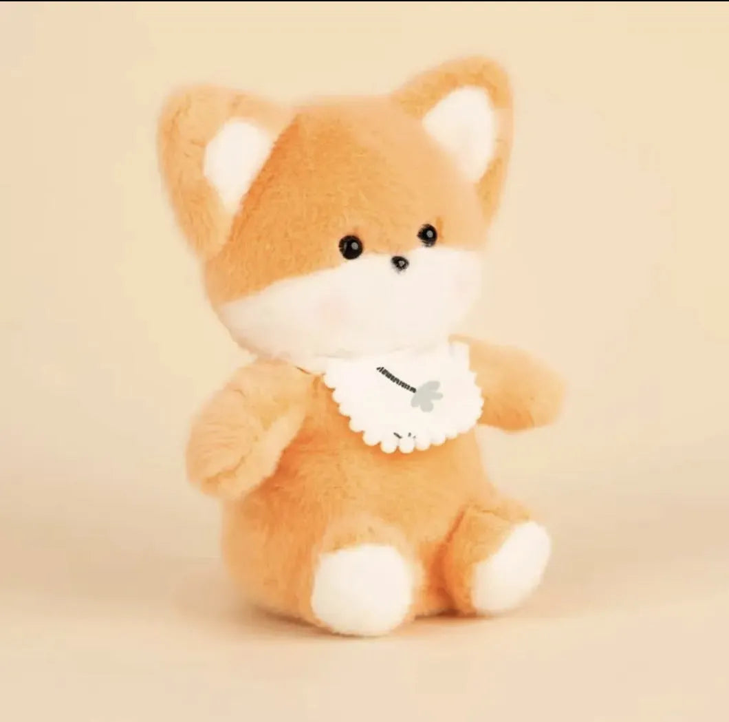 Cute 20cm clapping doll plush toy in elephant design with scarf