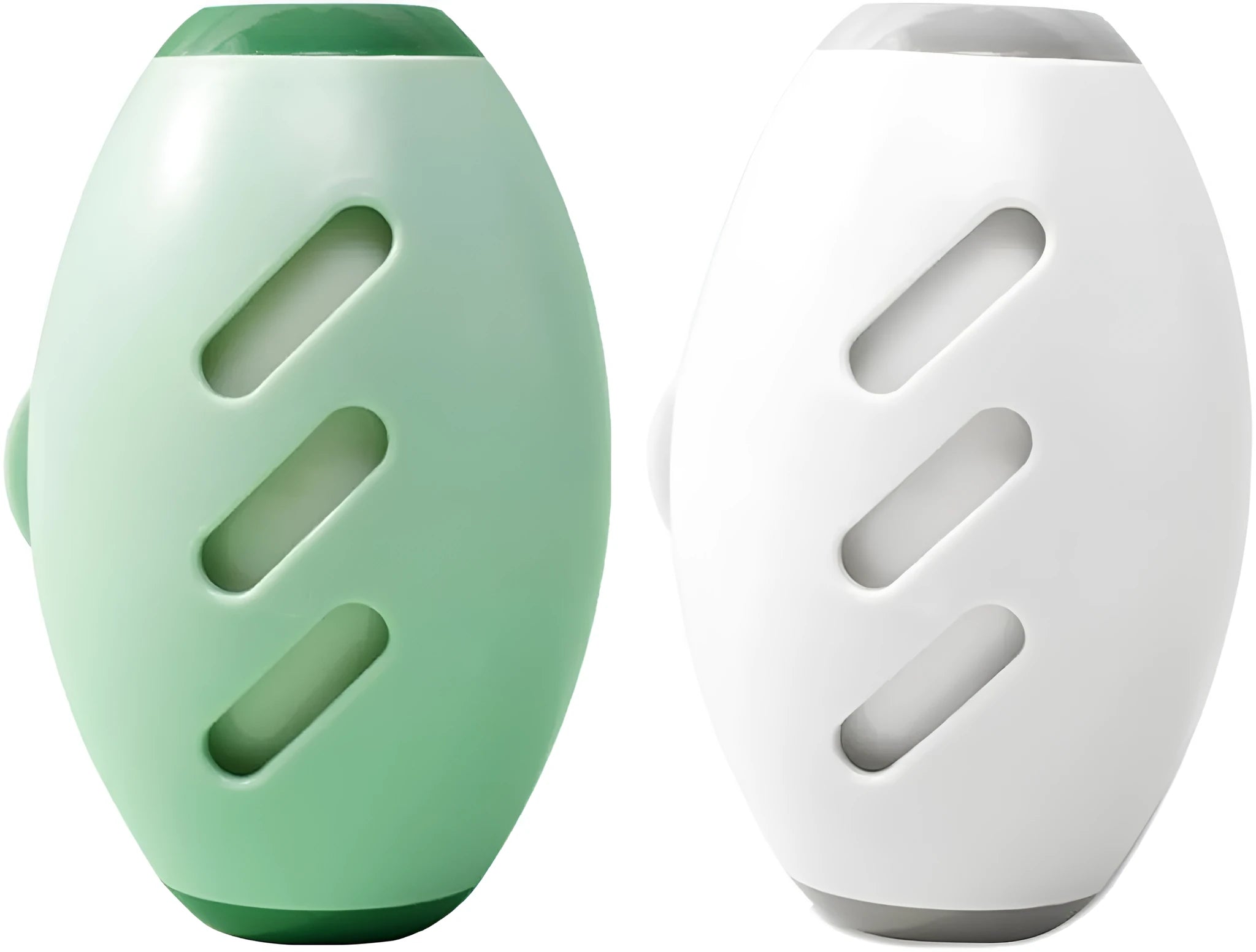 Green reusable gel lint roller ball for pet hair removal from fabrics