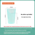Angled spout choke-proof drinking cup with handle and lid for bed-bound users
