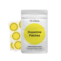 Pack of 30 transparent body care auxiliary hydrogel patches on skin
