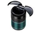 Automatic sensing touch infrared metal smart car ashtray with lid showing compact design