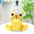 Little Tiger overalls dog suspender pants in polyester with corduroy-look finish, sizes XS to XL