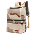 Double layer insulated picnic backpack in blue colour with adjustable straps and main compartment