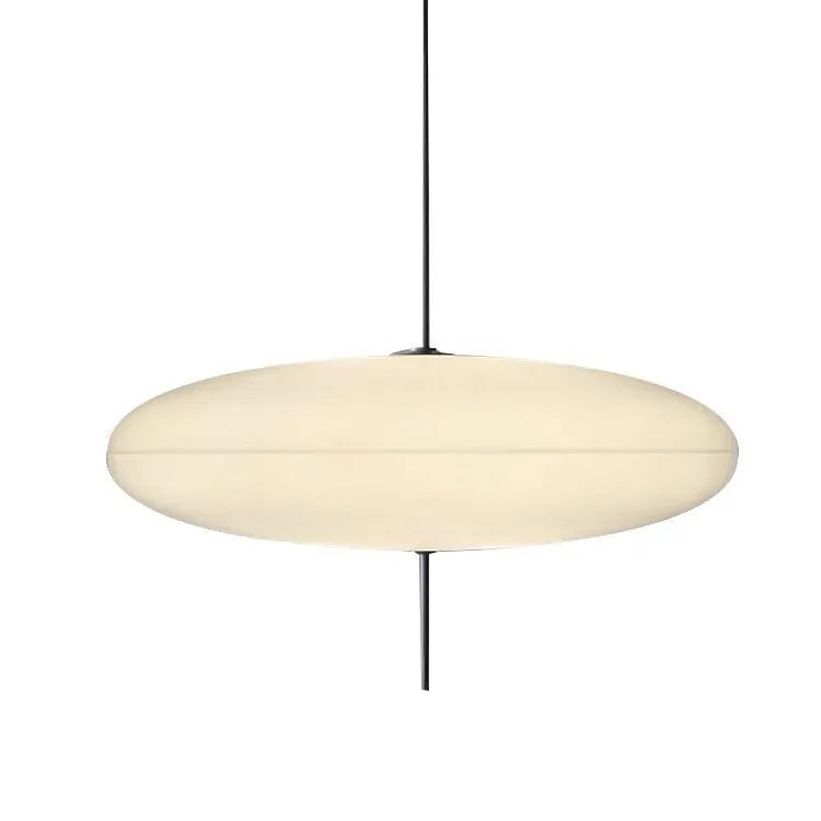 Nordic retro UFO shaped chandelier ceiling light in black and white colour