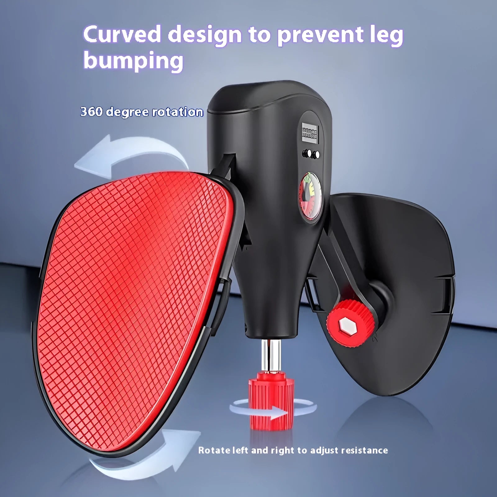 Men's Kegel trainer exercise equipment in black or grey with optional straps and handle