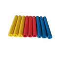 Pack of flexible rubber grip hoses for fitting over tool and pen handles.