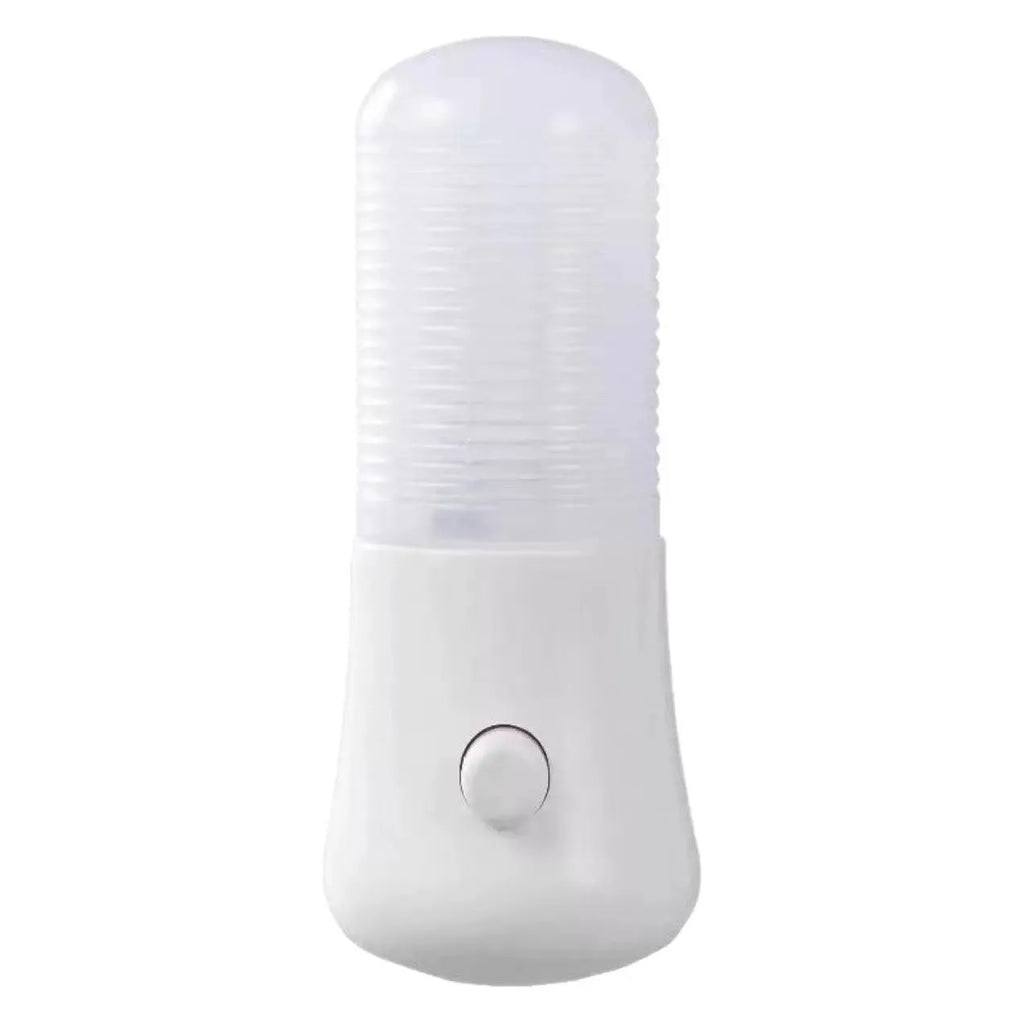 Modern minimalist plug-in night light with square 6.5cm design and dual light options