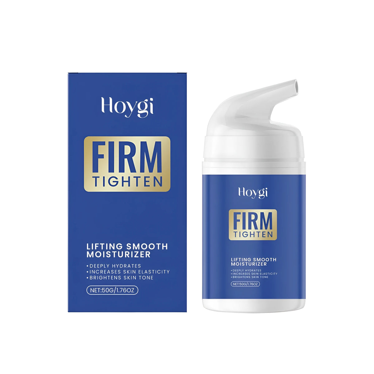 50g glass jar of Lifting Smooth face moisturiser cream with hyaluronic acid