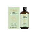 100ml bottle of golden castor skincare oil with jojoba and vitamin E ingredients