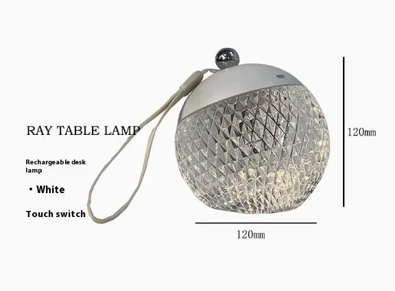 Portable dimmable touch control LED desk lamp in minimalist design