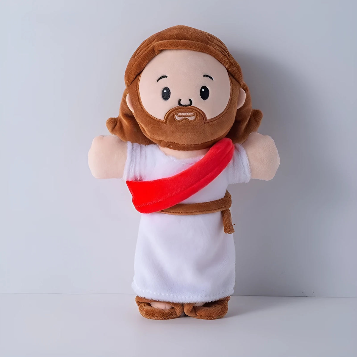 Red plush comforter doll with PP cotton filler, European classical style, available in 25cm and 50cm sizes