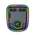 Vehicular Bluetooth MP3 player charger with 1.1 inch display and ABS casing in C2 colour box packaging
