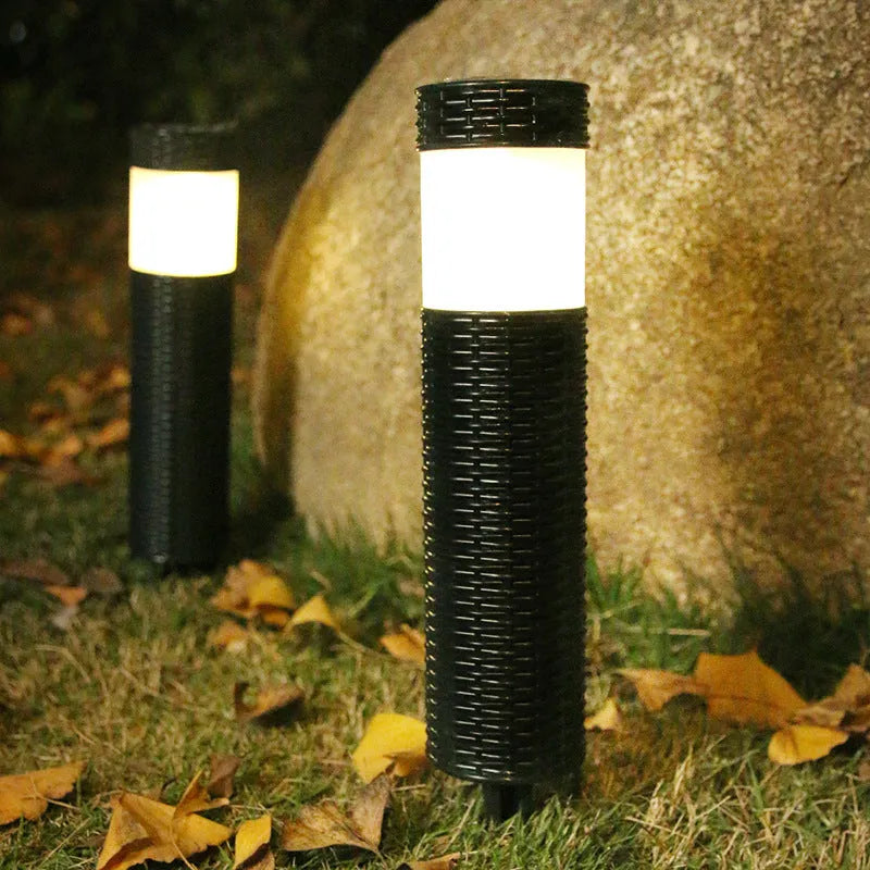 Outdoor rainproof abstract decorative light 65x350mm with simulation flame effect for garden courtyard