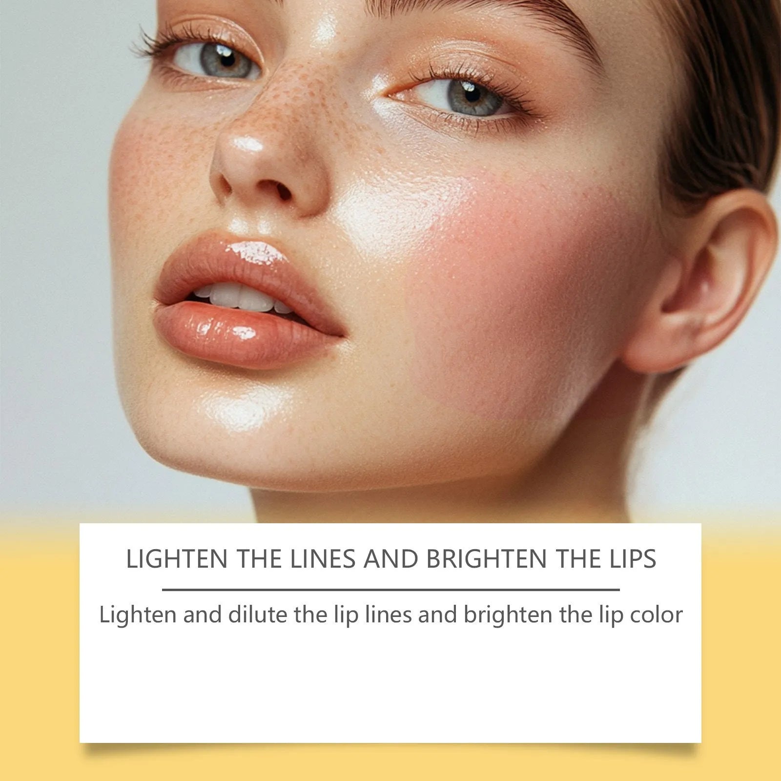 Gold foil nourishing lipstick with 3.5g content in rectangular packaging