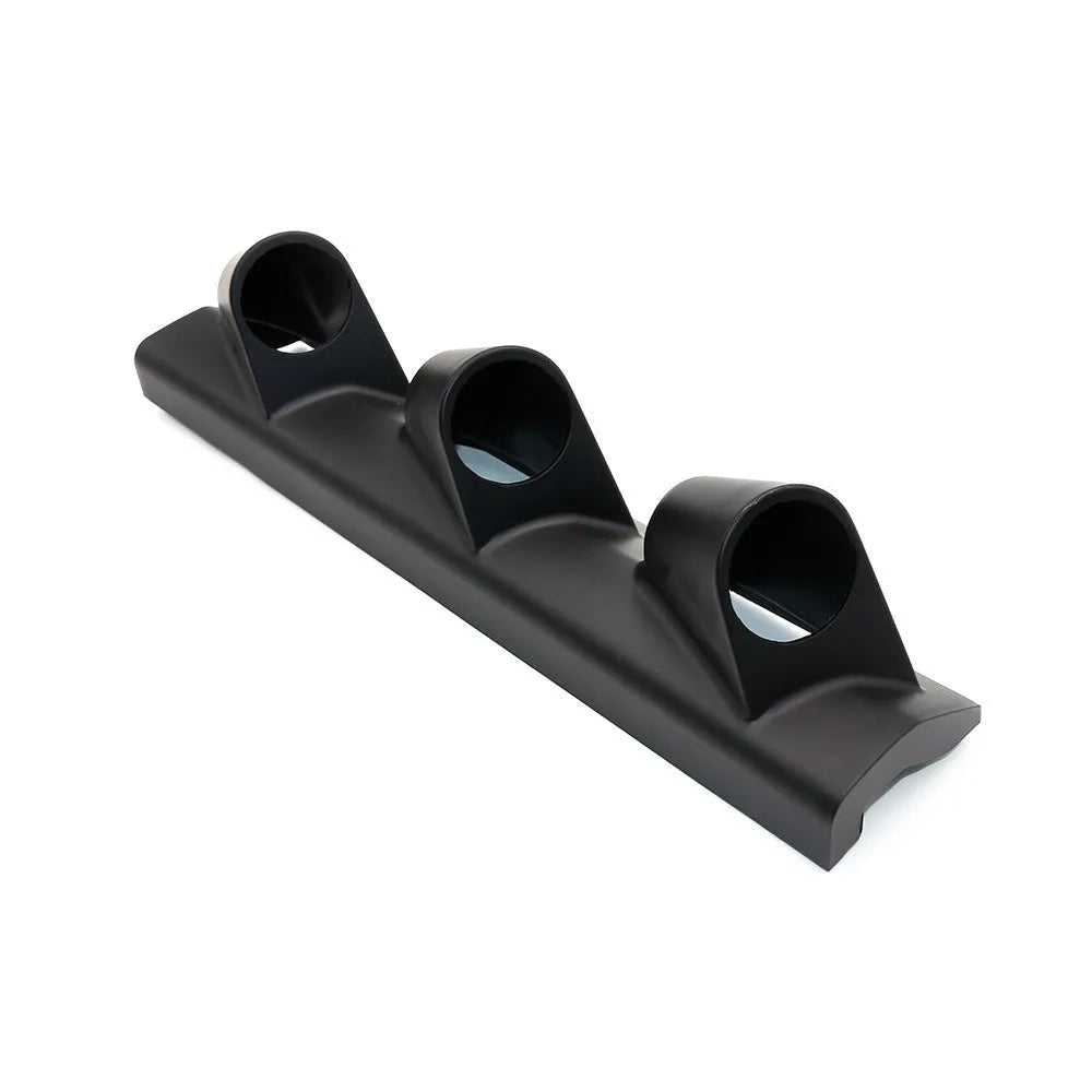 Black ABS plastic car gauge mount with 52mm hole for right-hand drive vehicles