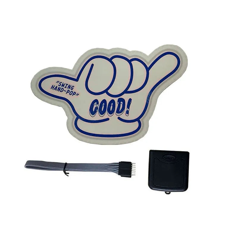 Small luminous wall stickers with driver unit showing heart, cat, and text designs in multiple colours