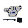 Small luminous wall stickers with driver unit showing heart, cat, and text designs in multiple colours