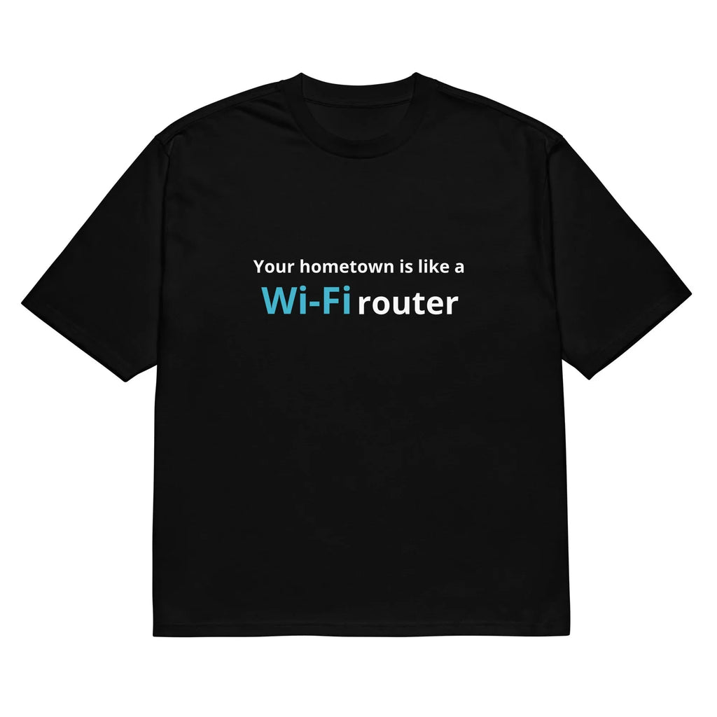 Men's black t-shirt with all-over 3D digital printed cartoon pattern, loose fit design with short sleeves