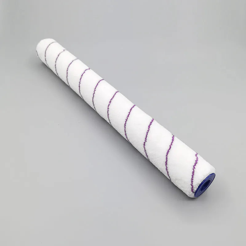 18-inch paint roller kit with short, medium, and long hair brush heads on an engineering plastics handle