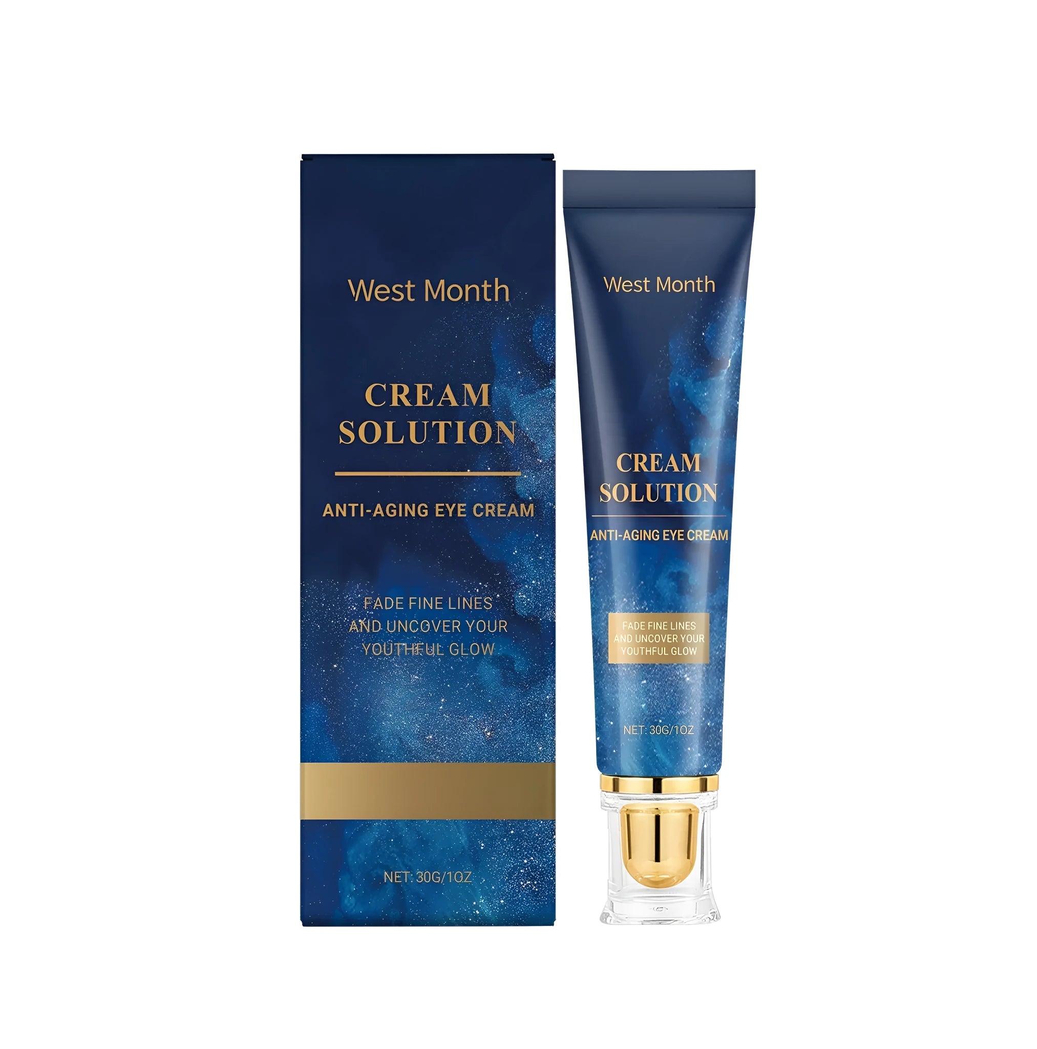 30g Light Spot Tightening And Repairing Eye Cream container with hyaluronic acid and vitamin E
