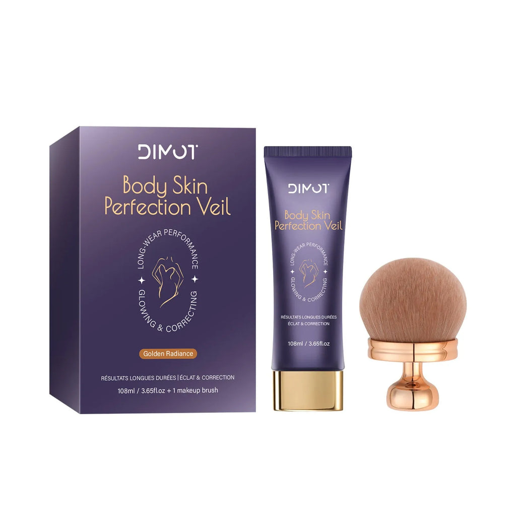 108ml body concealer cream with brush for waterproof coverage of tattoos and birthmarks.