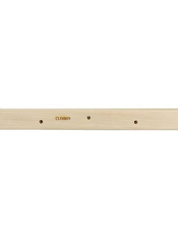 Set of three solid wood fingerboards in 12cm, 40cm, and 50cm lengths for grip strength training