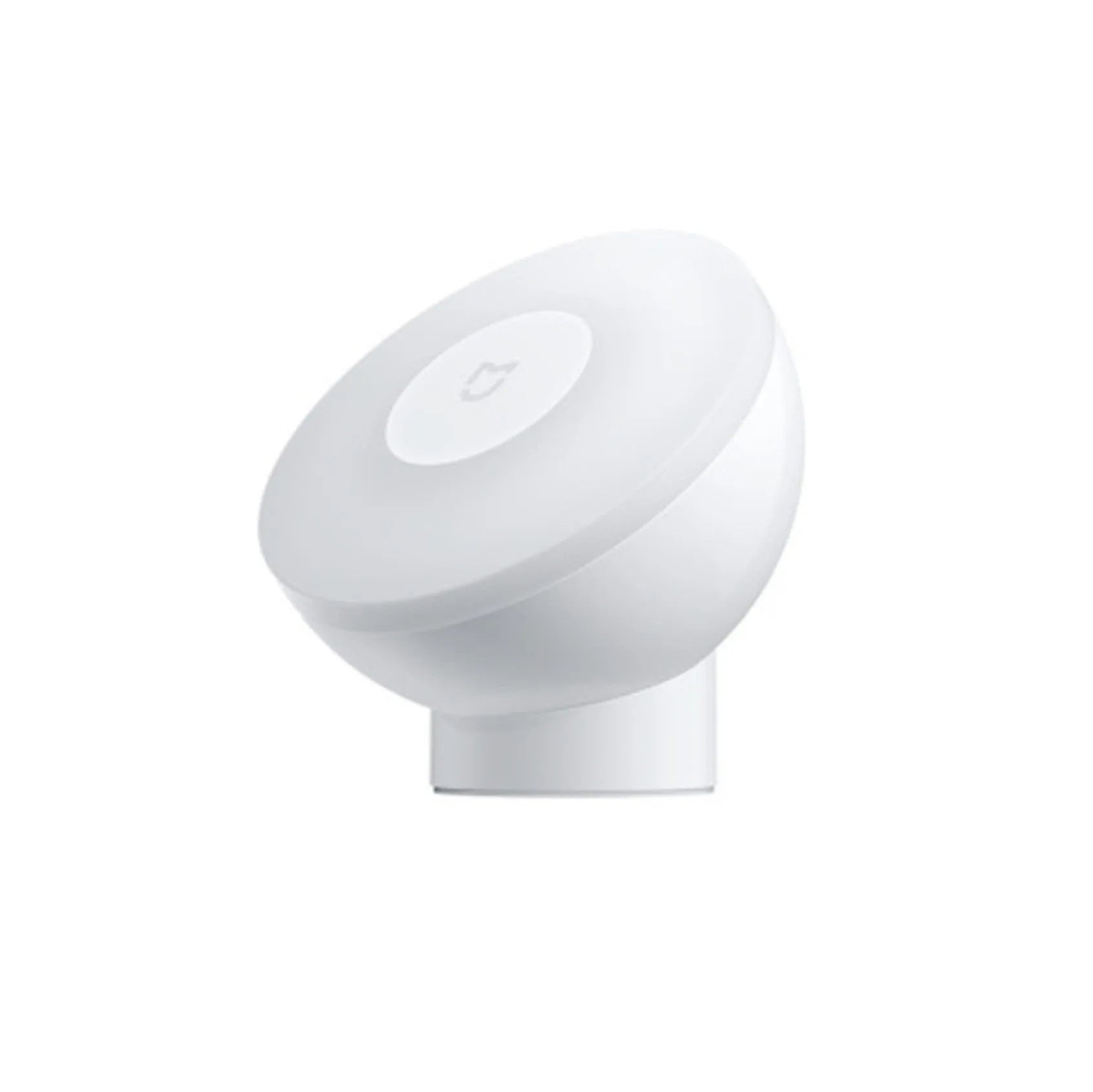 White modern bedside table lamp with human body induction and Bluetooth connectivity