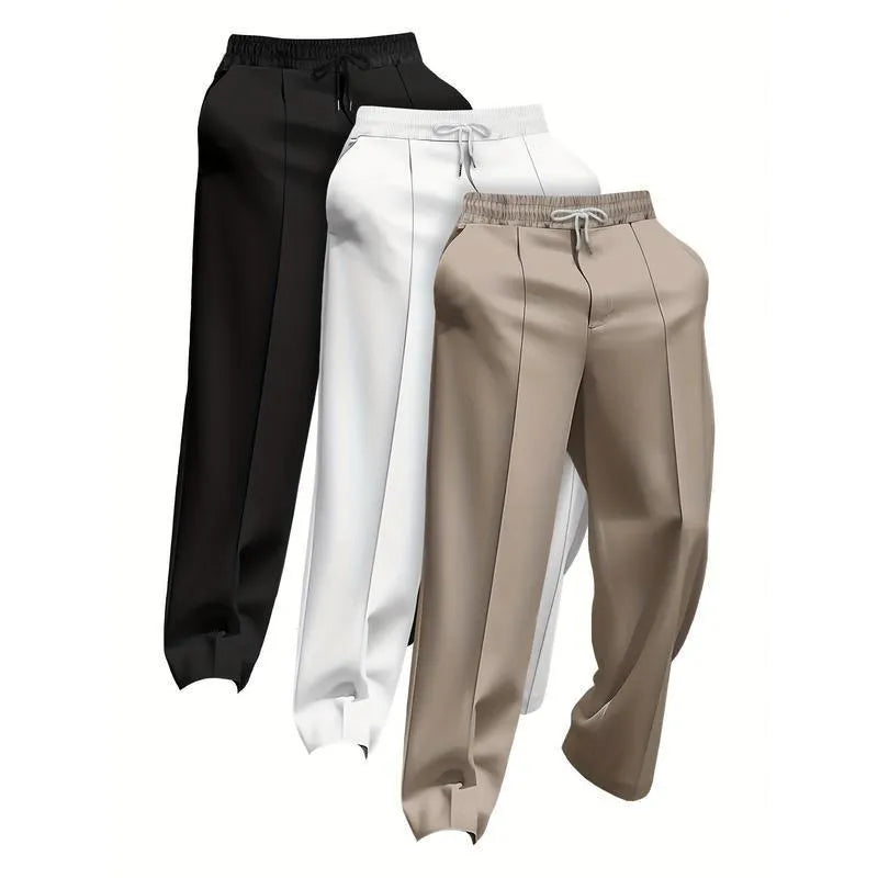 Men's loose corduroy trousers in mixed colours with fire retardant function