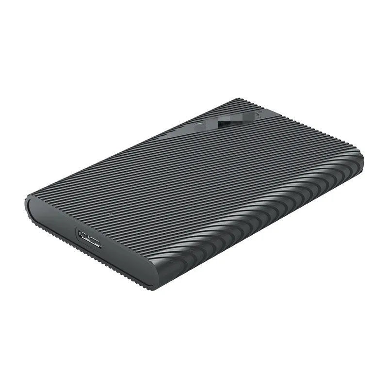 2521U3 black ABS plastic 2.5-inch USB 3.0 external hard drive enclosure with data cable