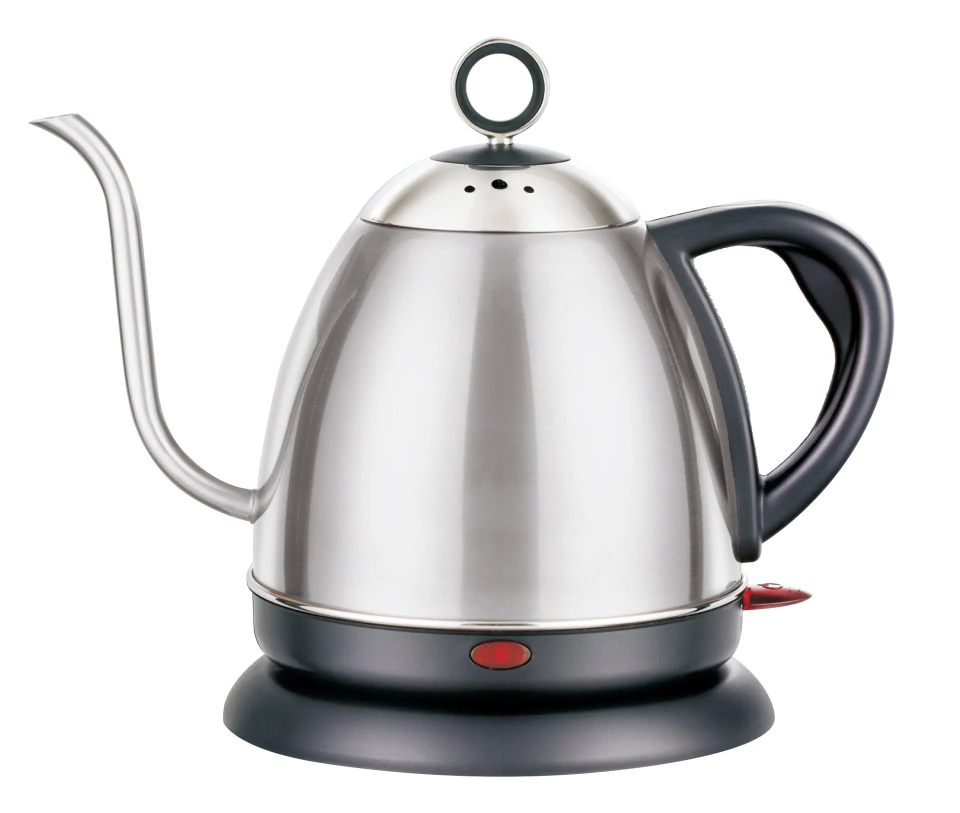 Stainless steel automatic constant temperature kettle in gold colour with touch control panel