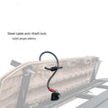 Plastic-sheathed steel cable lock for roof platforms in 600mm and 1200mm lengths