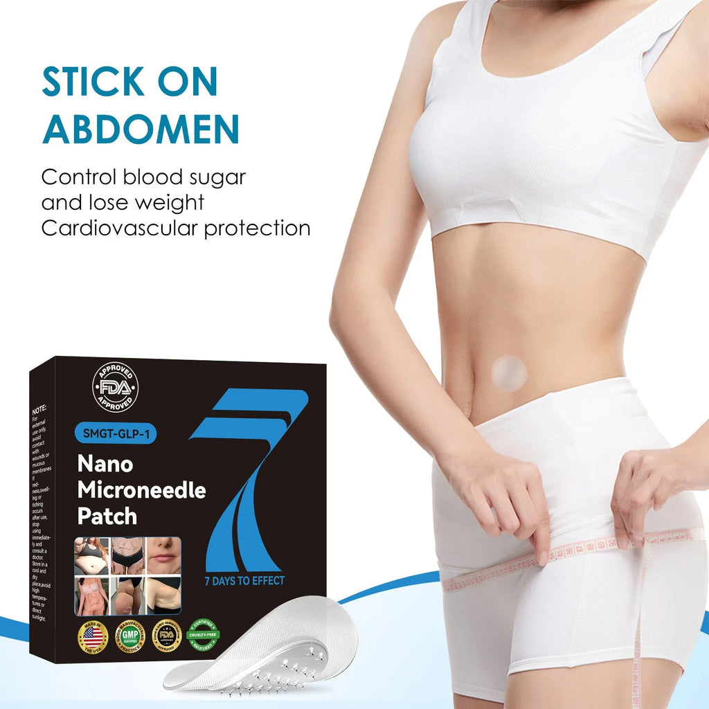 Body management paste GLP-1 compact micro needle patch pack of 4 tablets for home use