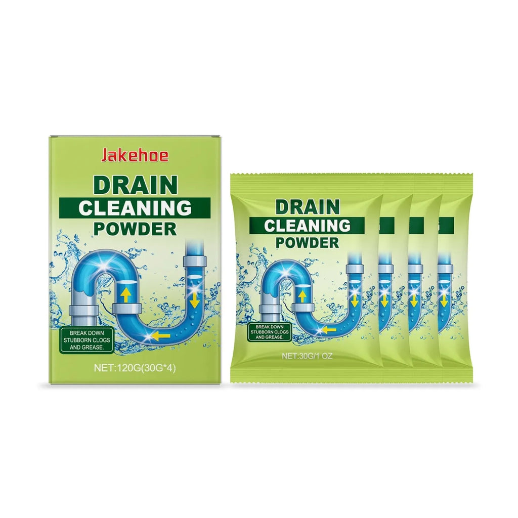 120g container of drain cleaning powder for unblocking sinks