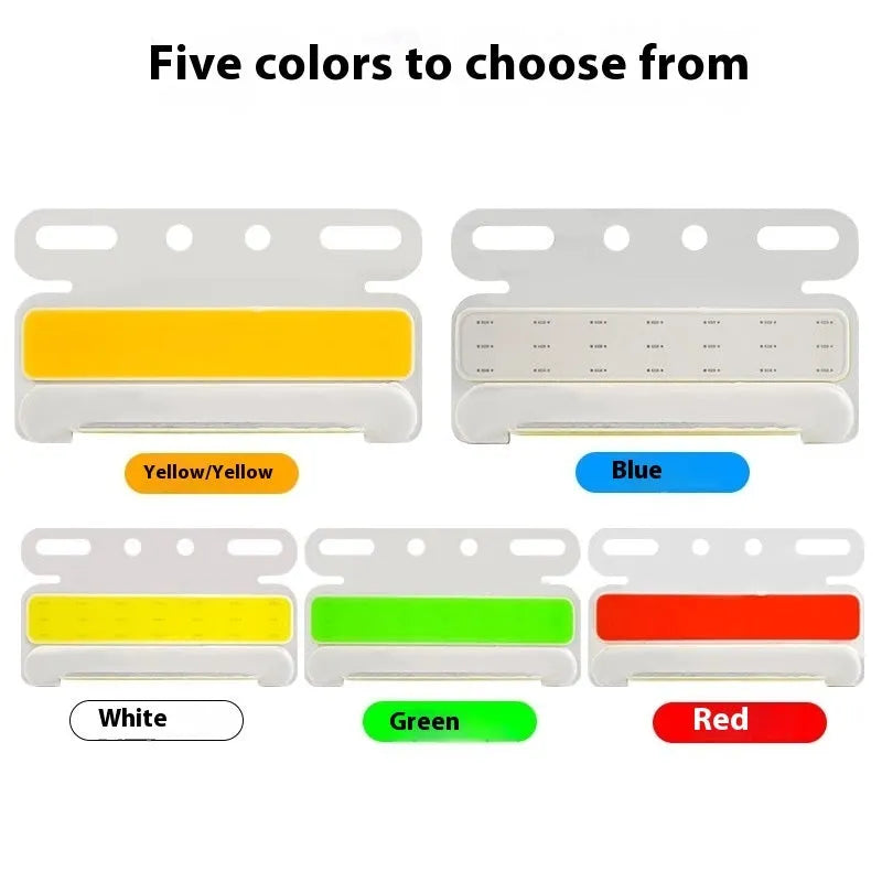 Waterproof aluminium LED truck side light in choice of colours for 12V or 24V vehicles