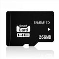256MB TF memory card with microSD adapter in gift packaging for digital devices