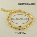 Arabic style women's copper bracelet with heart shape design and round zircon stone decorative elements