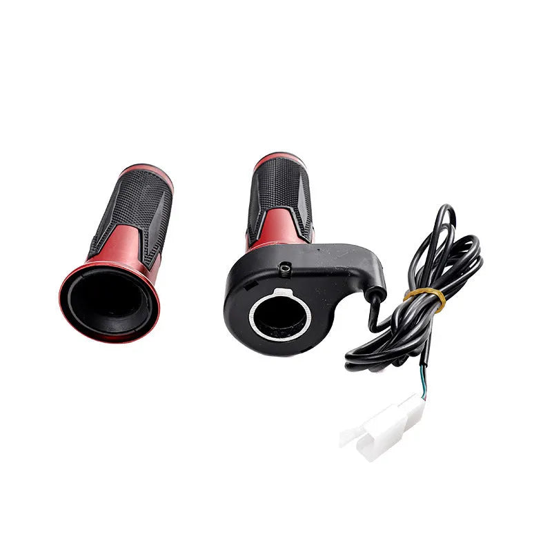 Plastic three-speed rotating throttle handle kit for three-wheel electric vehicle modification.