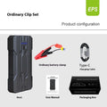 Portable 12V emergency jump starter 8000mAh 500A peak current 160x79x28mm with dual USB and LED light