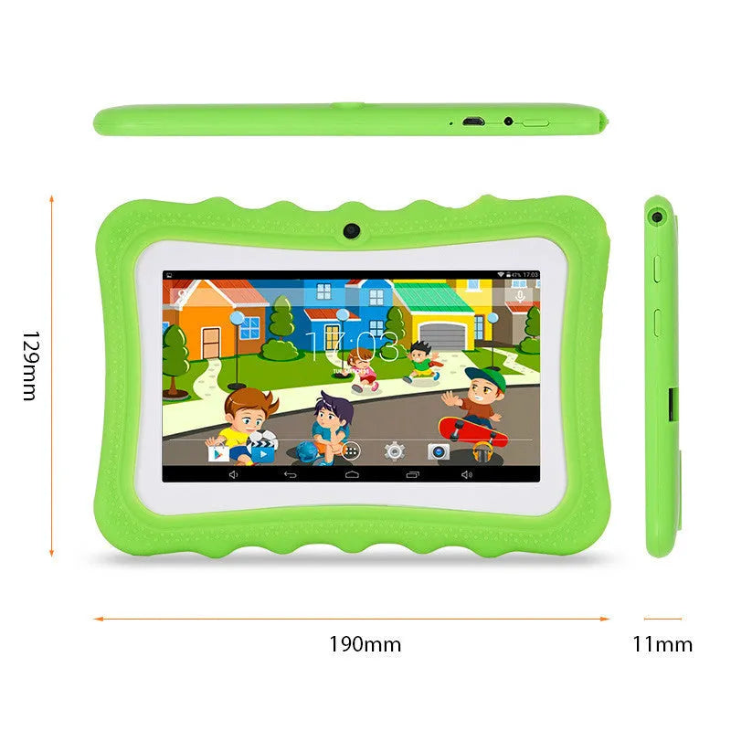 7-inch children's A33 quad-core cartoon tablet computer in pink with Bluetooth and gravity sensing