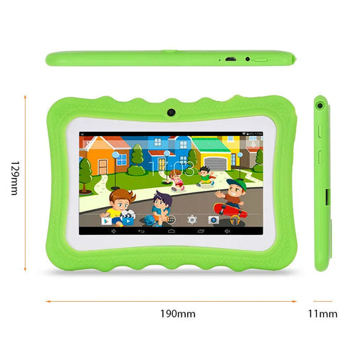 7-inch children's A33 quad-core cartoon tablet computer in pink with Bluetooth and gravity sensing
