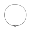 Silver sterling S925 clavicle necklace with fine chain and pendant, shown at various lengths.