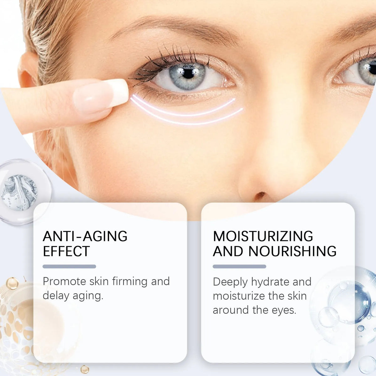 20g jar of retinol eye cream for moisturising and firming the skin around the eyes.