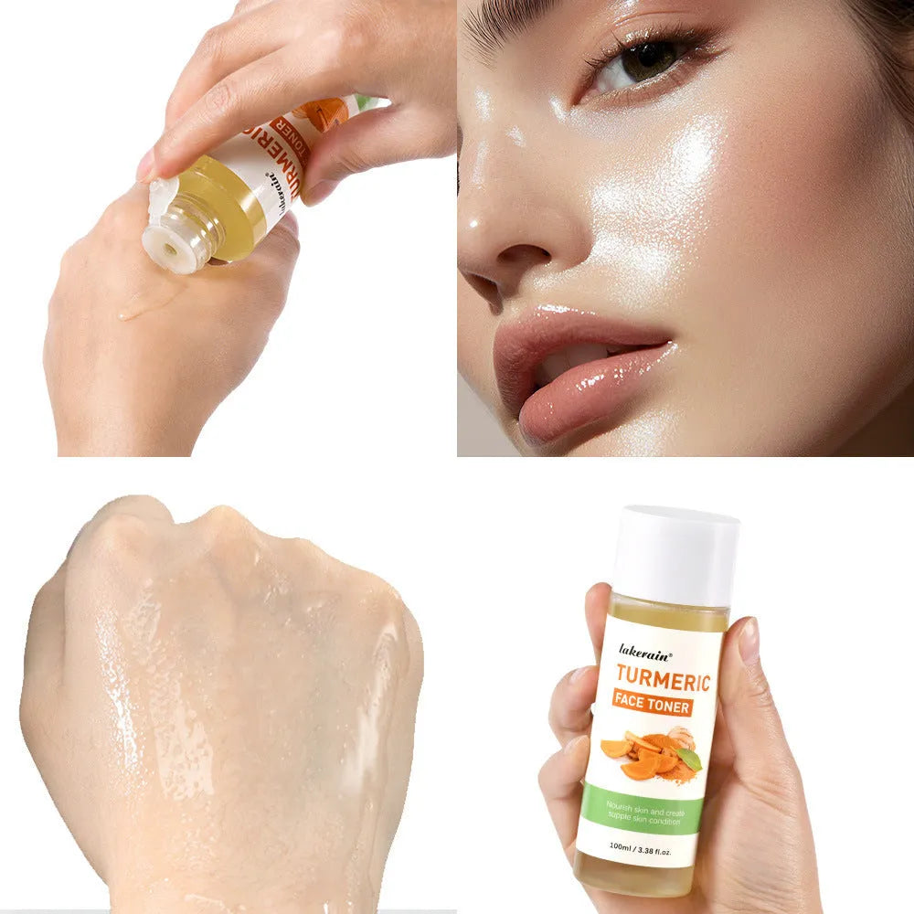 Lakerain Turmeric Lotion 100ml bottle for all skin types, general use turmeric lotion toner
