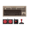 Retro mechanical gaming keyboard with Bluetooth wireless and C64-inspired 87-key design