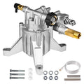 P170 swash plate aluminium pump with perpendicular shaft for high-pressure cleaning equipment