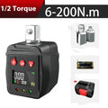 Digital torque meter with 1/2-inch drive and 200 N·m capacity display