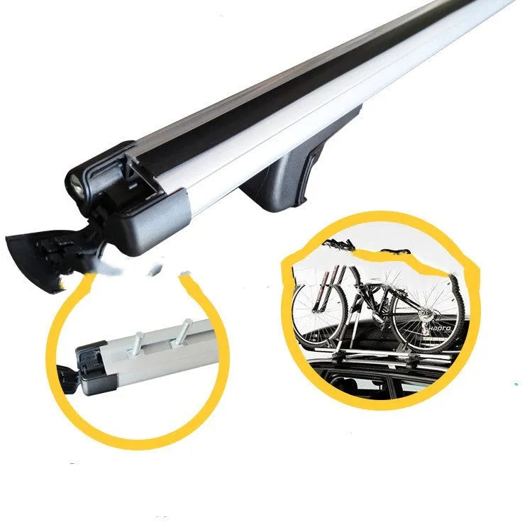 Alloy roof rack crossbars for GM SUV vehicles with 75kg capacity
