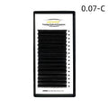 16-row dense false eyelashes with mink hair construction showing length variations from 8mm to 18mm